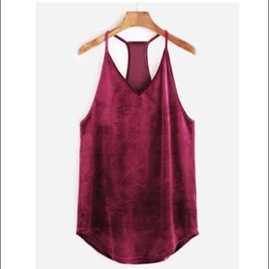 Velvet cami size small